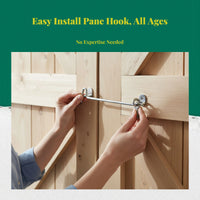 Window Hook, Iron Wind Brace, Stable Sliding Window Stay, Easy Installation, Adjustable, Home Office