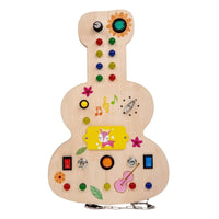 Busy Board with Light Switches Fine-Motor Busy Board with Switches Learning Toy Interactive Educational for Toddlers, Travel