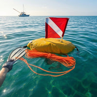 Spearfishing Buoy High Visibility Dive Buoy with Flag Long-Lasting