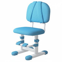 Adjustable child's Desk Chair Breathable Cushion Study Seat Integrated Footrest