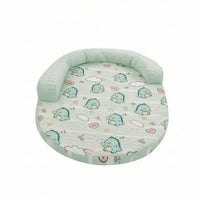 Dog Bed with Memory Foam Supportive Dog Bed with Bolsters Soft for Bedroom