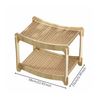 Cat Scratcher Hammock Scratch-Resistant Cat Bed Space-Saving Animal Habitat for Indoor