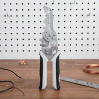 Industrial Grade Wire Stripper Pliers Stainless Steel Multi Tool Wire Stripper Heavy Duty Cutting Stripping Pliers for Electricians