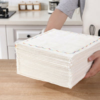 Multi-Layer Kitchen Cloth and Cleaning Cloths, Oil-Resistant Dish Cloths for Dishwashing, Absorbency, No-Shed, 1 Pack