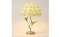 Rose Flower Table Lamp Floral Rose Flower Lamp Warm Light Decorative for Bedroom, Bedside