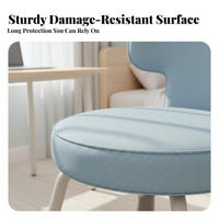 Armless rotating Chair Support Armless Upholstered Caster Chair for Adults