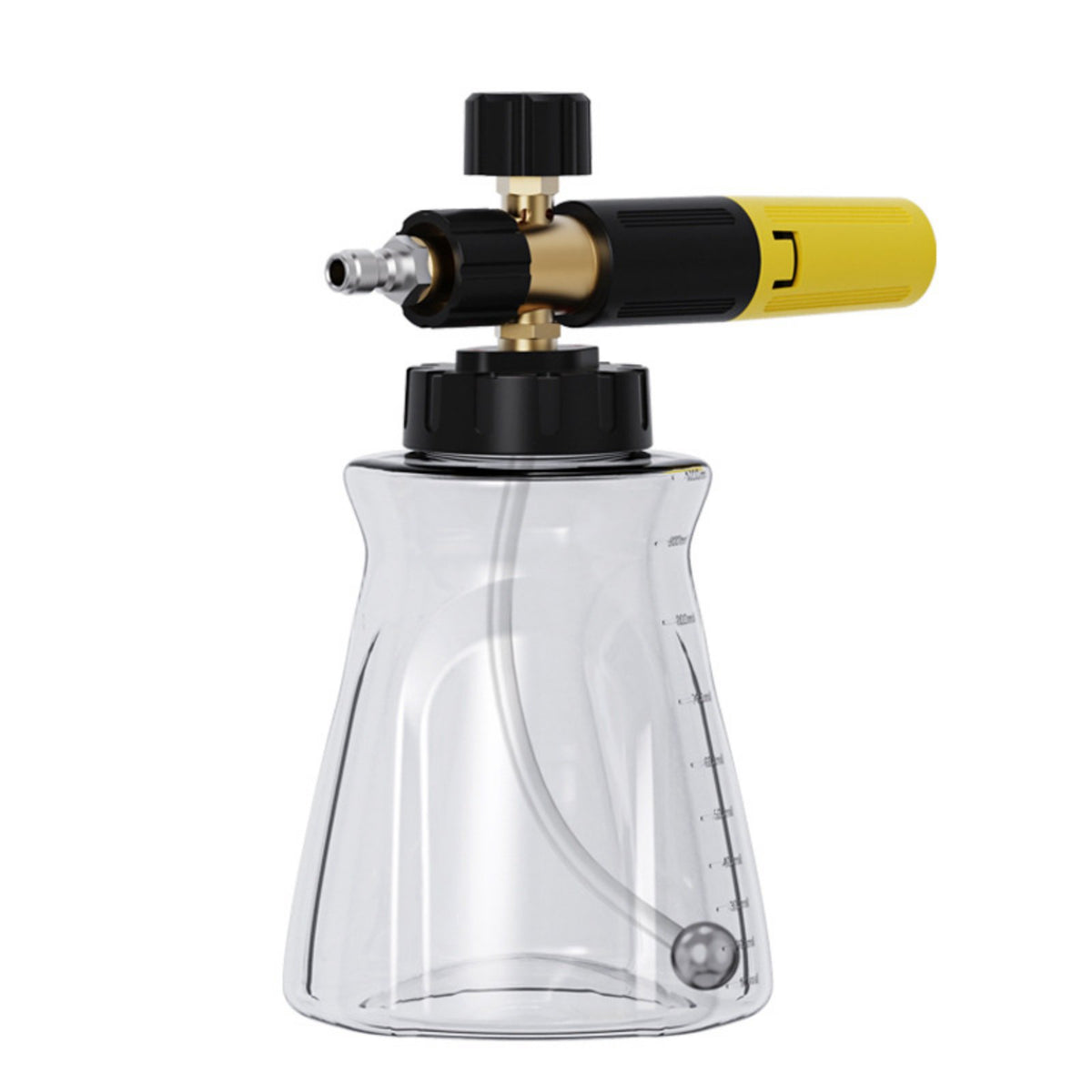 1000 Ml Pressure Washer Foam Dispenser Easy to Use Car Wash Foam Dispenser Quick Connector for Vehicle Cleaning