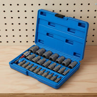 Screw Extractor Set Spiral Grip Design Damaged Bolt Removal Set for Repair Shop