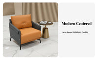 Wooden Frame Armchair Space-Saving Size Indoor Furniture Easy Assembly Comfortable Paddinging for Business Professionals