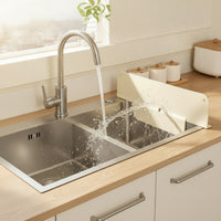 Sink Splash Guard with Suction Cups Foldable Sink Water Splash Guard Silicone