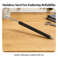 Hard to Reach Areas 15-Degree Bent Extension Rod Stainless Steel Pressure Washer Curved Rod for Car Washing