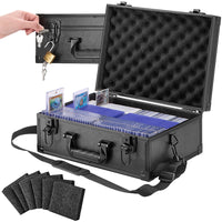 New Lockable Star Card Collection Box, Portable 35PT Magic Card Storage Case, Aluminum Box, Amazon Same Style