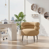 Shell spine Armchair Luxury design Vanity Stool Upholstered Seat Ergonomic spinerest for Makeup aficionados