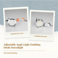 Crystal ceiling light, 3-color dimming