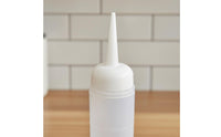 Press Bottle Reusable Condiment Press Bottle Leak-Resistant Refillable Sauce Dispenser for Restaurant, BBQ, Picnic