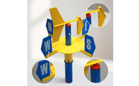 Educational Wind Direction Indicator Handheld Plastic Wind Vane Simple Plastic Weather Vane Easy to Use for Teachers, Kids