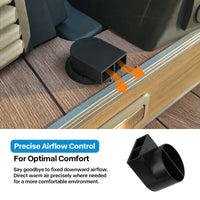 Adjustable RV Air Vent Outlet Nylon for Camper/Trailer
