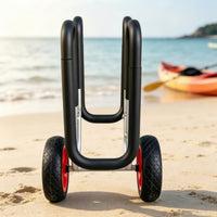 Paddle Board Cart Stable Kayak Trolley Compact Trailer for Paddlers, Marina