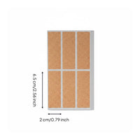 Cork Label Stickers Easy to Write on Cork Label Sticker Strong Adhesion Home Organization for Storage Room