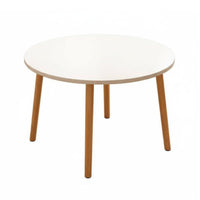 Round 4-Person Table Minimalist Design Cafe Furniture Stable Base for Coffee Bar