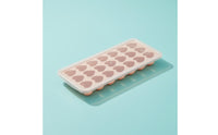 Easy Release Heart Shaped Ice Cube Tray Non-Stick Silicone Heart Mold with Lid Bisphenol A-Free-Unrestricted Silicone Ice Tray with Lid Dishwasher Safe for Home Bar, Parties, Summer Drinks