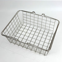 Metal Shopping Basket Storage Organizer for Fruits and Vegetables