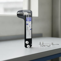 Marine-Grade Sailboat Rigging Tension Gauge Handheld Tension Meter with Calibration Plate Metal Tool Spring-Loaded for Sailors, Boat Owners, Technicians