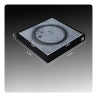 Drift Turntable Scene Realistic Surface Texture Miniature Scene Base Desk Toy