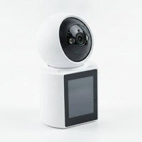 High Resolution Communication System System with Indoor Monitor Compact Tabletop Monitor with Camera Real-Time Visual Communication System Camera Easy Install for Elderly