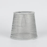 Light Shade for Ceiling with Transparent Mesh Textile Design, Small Lampshade for Pendant and Wall Lamps