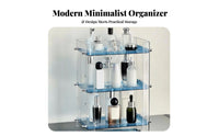 Vanity Organizer with Drawers Clear View Lid Desktop cosmetic Case with Drawers
