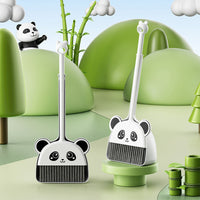 幼儿园可爱熊猫儿童扫把套装清洁工具宝宝扫地玩具簸箕迷你小扫帚