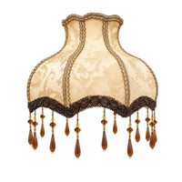 Jacquard Lamp Shade Traditional Lamp Shade with Tassels Decorative