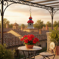 Hanging Hummingbird Feeder European Design Metal Hummingbird Feeder Easy to Fill