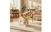 Braided Dog Rope Toy Handmade Dog Gnaw Toy Teething Interactive for Small Dogs, Young Dogs, Indoor Play, Crate Training