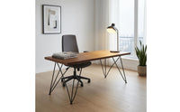 Rectangular Desk Clean Edges Modern Desk Minimalist Study Table