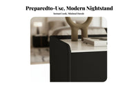 Bedside Storage Unit Sturdy Construction Single-Drawer Nightstand Easy to Clean