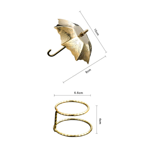 Umbrella Tea Strainer Creative Design Umbrella Tea Filter Dishwasher Safe