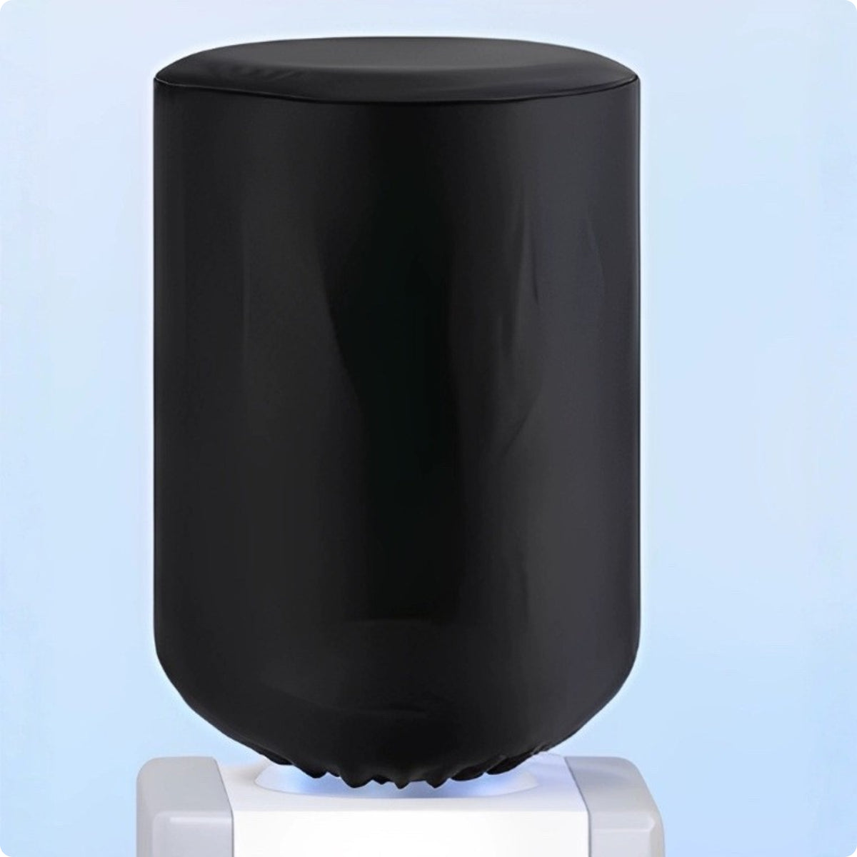 Water Dispenser Pail Cover PVC Inner Surface Cylindrical Pail Cover Foldable