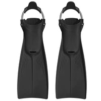 Long Scuba Diving Fins with Adjustable Spring Straps for Swimming Training and Snorkeling