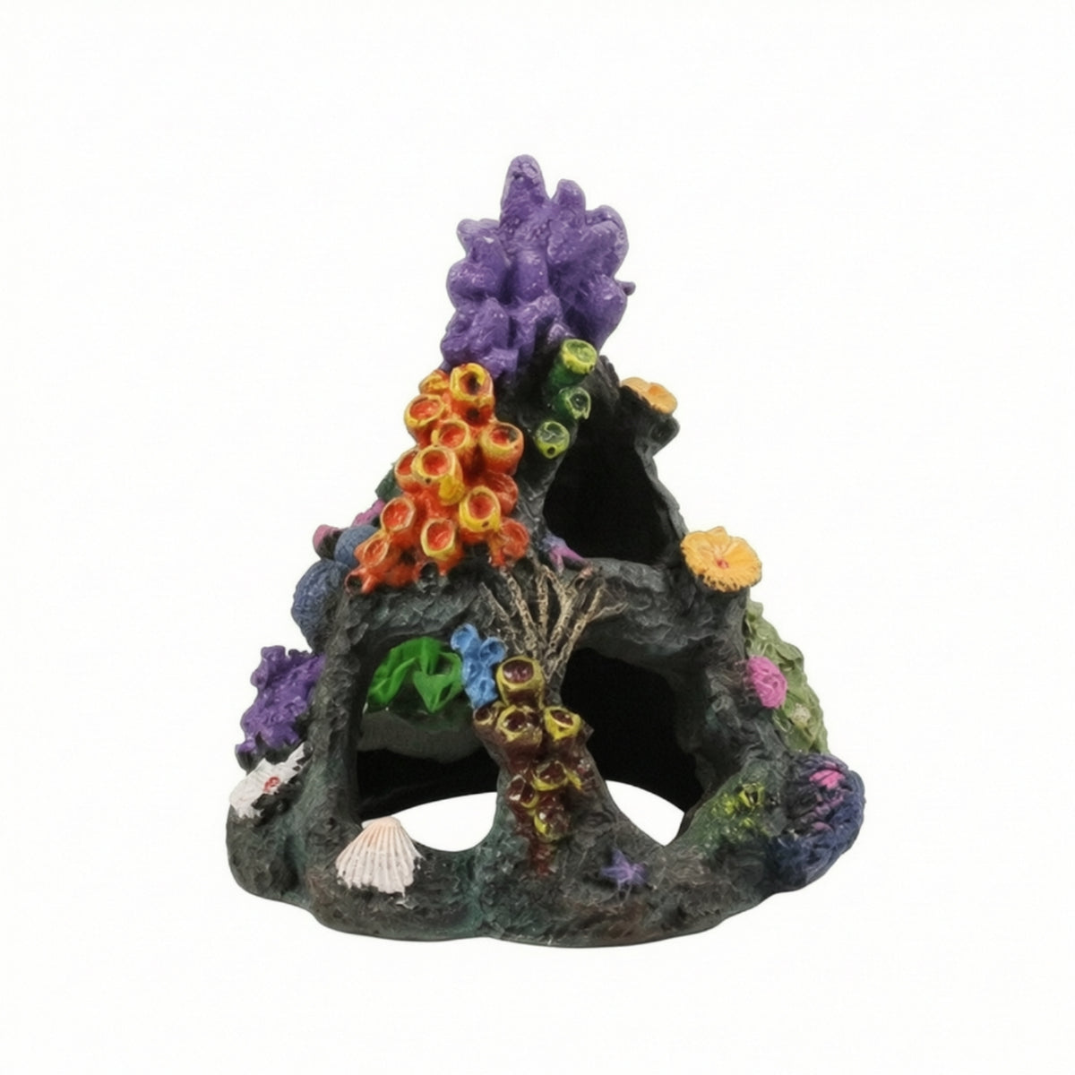 Resin Aquarium Cave Naturalistic Fish Hideout Realistic Fish Cave for Reptiles