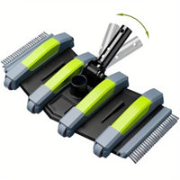 Pool Vacuum Head with Multi-Directional Brushes Underwater Cleaner