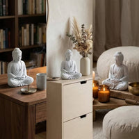 Meditating Buddha Statue Serene Buddha Figurine Minimalist for Home Decor