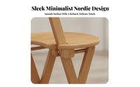 Folding Bar Chair with Backrest Strong Bearing Capacity for Kitchen, Homeowners