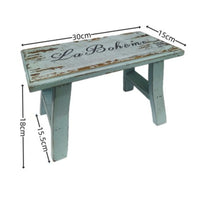 Mini Chair Decor Rustic Look Vintage Wood Bench Lightweight