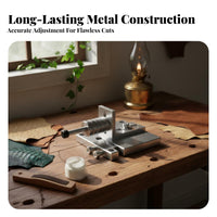 Leather Strap Cutter Replaceable Leather Strip Cutting Tool Table Top Lace Cutter Strong Duty Steel Easy To Use for Garage