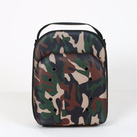 Camouflage EVA Hat Storage Bag with Handle and Shoulder Strap