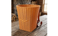 Basket Backpack Wicker Woven Backpack Basket Rustic for Foragers