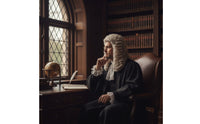 Barrister Hairpiece Curly Judge Hair Easy Styled for Actors