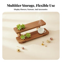 Stair-Step Rack 3-Tier Design Display Stand Multi-Purpose for Desktop, Vendors